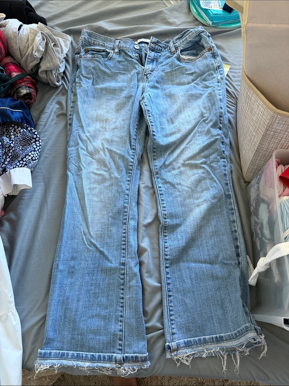 Light Blue Women's Bootcut Jeans - Classic Casual Style